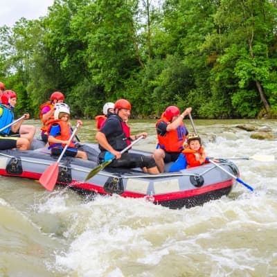 Rafting sur la Route des Cascades